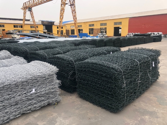 0.5m - 2m Height  Gabion Weaving Mesh Black Welded Mesh
