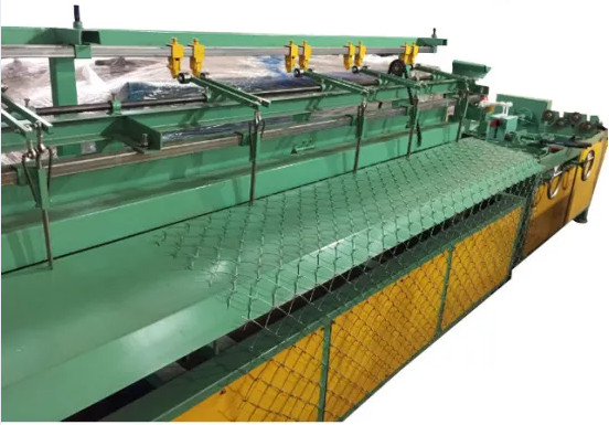 Single Wire Chain Link Fence Machine 90m2/h 3m 4m length PLC control