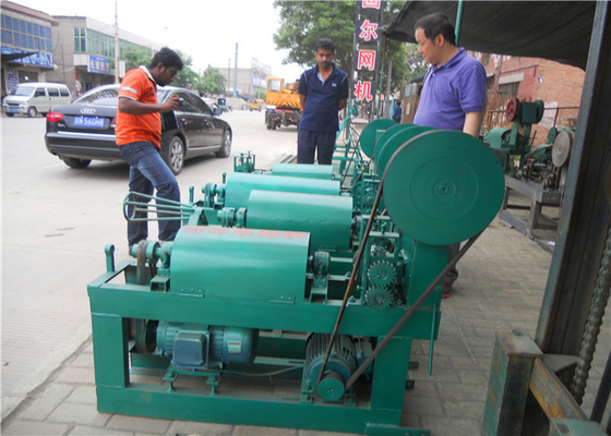 Wire Straightening And Cutting Machine , CNC Control Gabion Mesh Machine