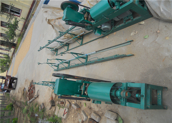 Wire Straightening And Cutting Machine , CNC Control Gabion Mesh Machine